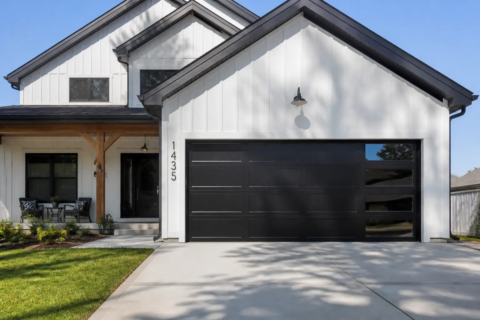 a beautiful modern suburban house with a.webp