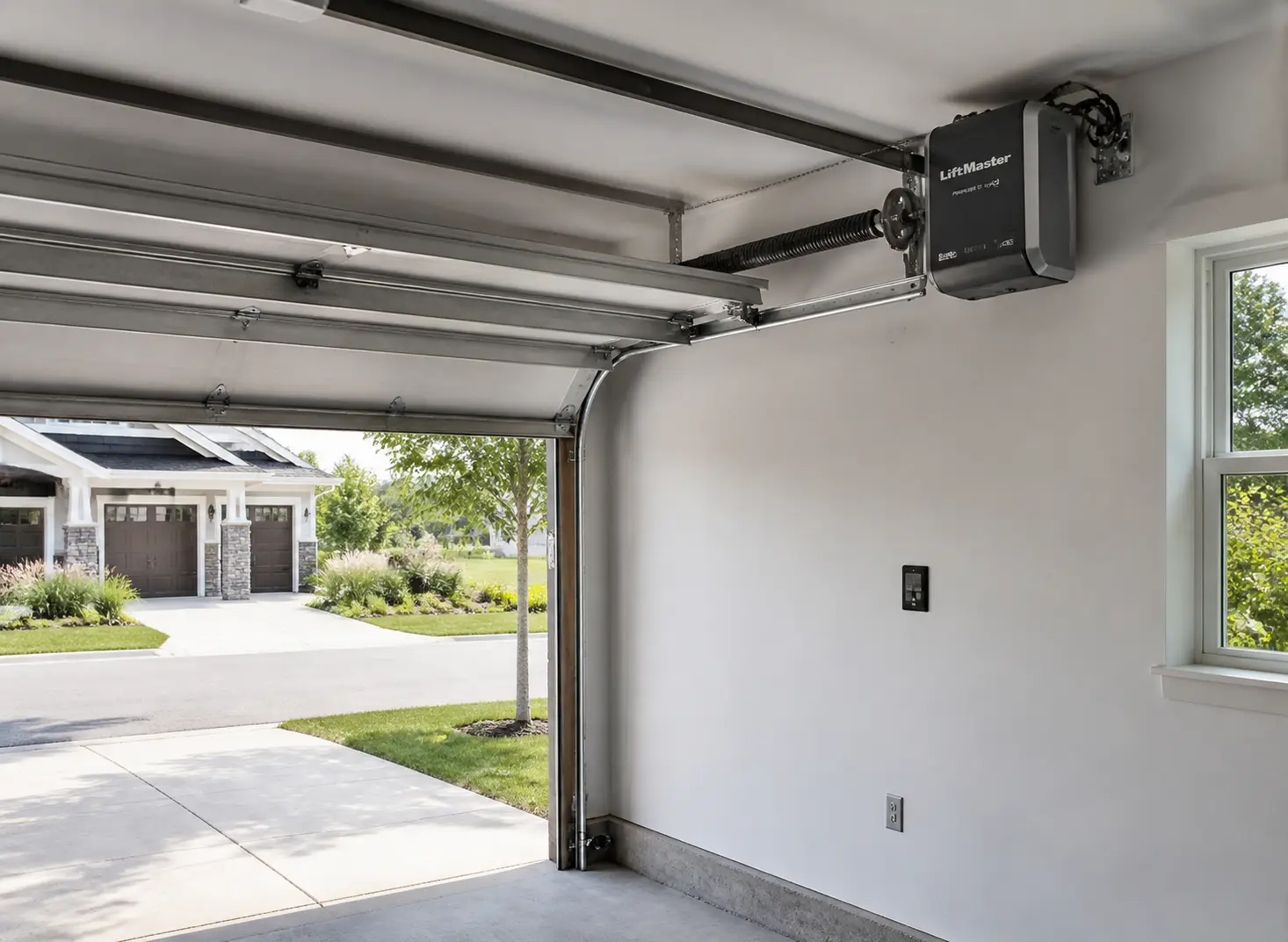 a modern residential garage featuring a.webp